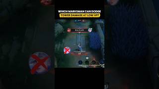 WHICH MARKSMAN CAN DODGE ✅️mobagame#moba5v5 #mobilelegends #mobalegends5v5#mobail #molanatariqjameel
