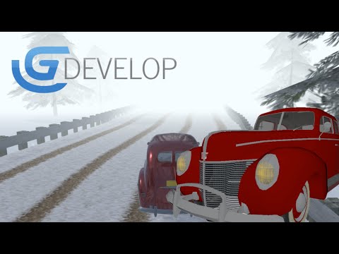 3D Driving game in GDevelop with randomly generated roads