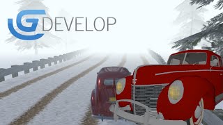 3D Driving Game In Gdevelop With Randomly Generated Roads