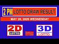 Lotto Result Today PCSO Draw 2pm MAY 20, 2026 Wednesday 2D 3D