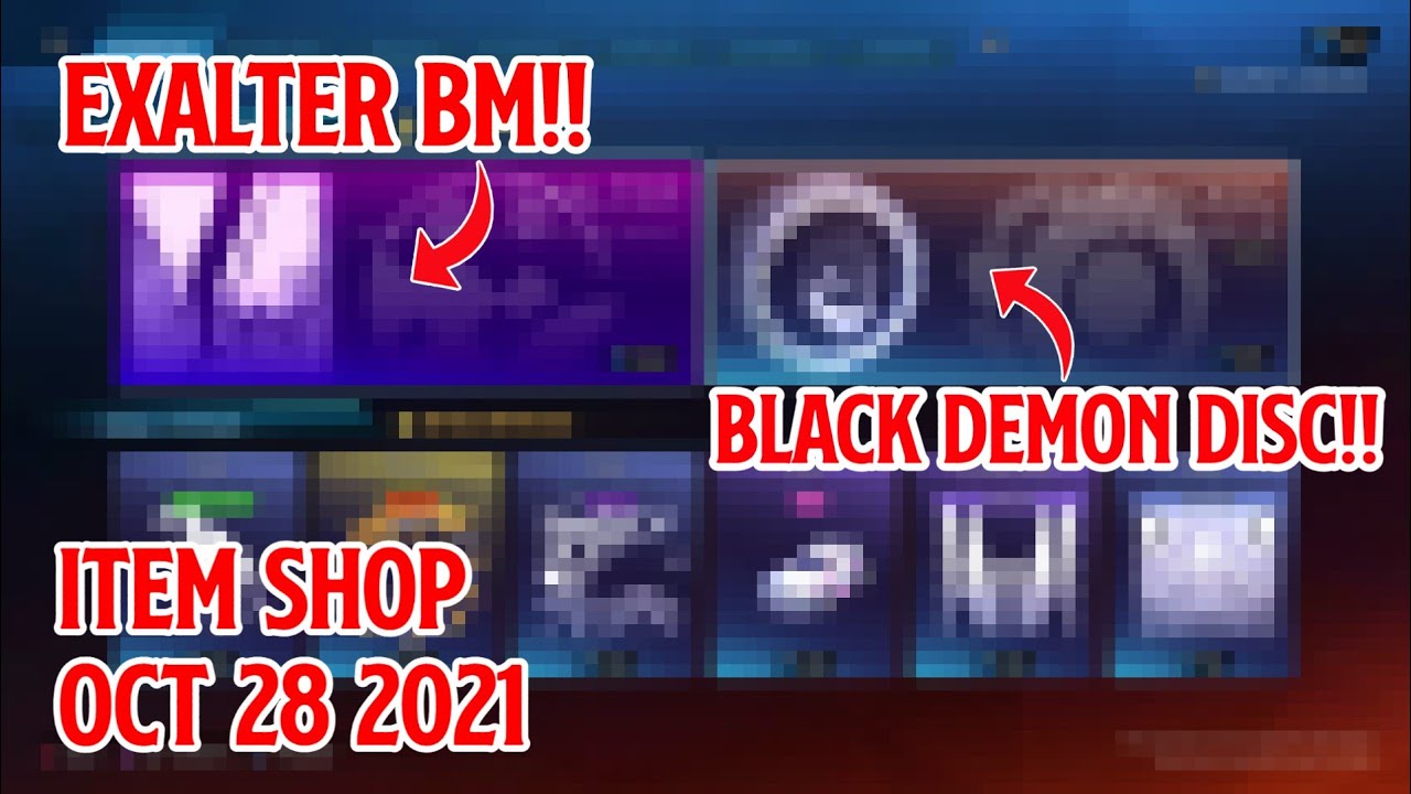 Rocket League Item Shop Today Oct 28 2021 Exalter BM,Black Demon Disc,Orange Creeper Wheels
