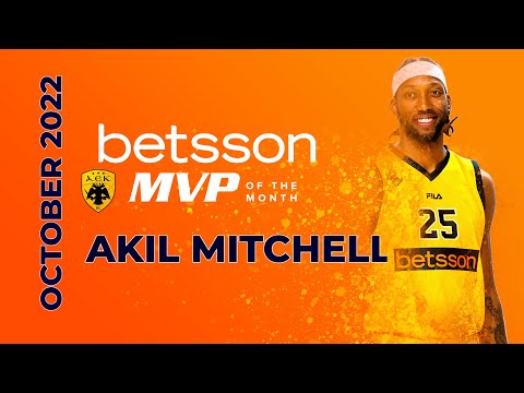 Betsson MVP Οκτωβρίου: Akil Mitchell