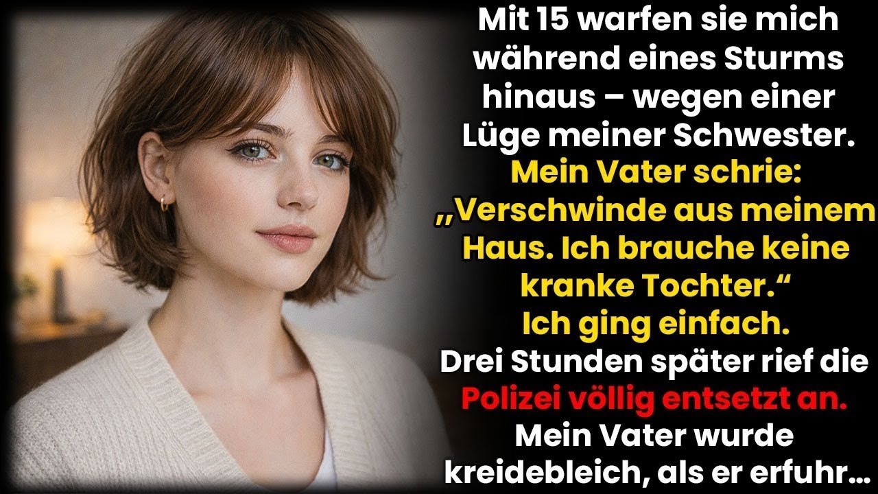 Mit 15 warfen sie mich wegen einer Lüge im Sturm raus – und das „Hau ab!“ wurde zu …