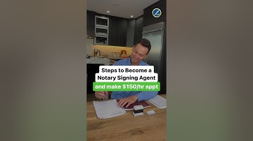 Steps to Become a Notary Signing Agent & Make $150/Hour Appt! 💰 Comment “INFO” below for checklist!