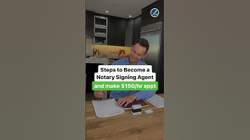 Steps to Become a Notary Signing Agent & Make $150/Hour Appt! 💰 Comment “INFO” below for checklist!