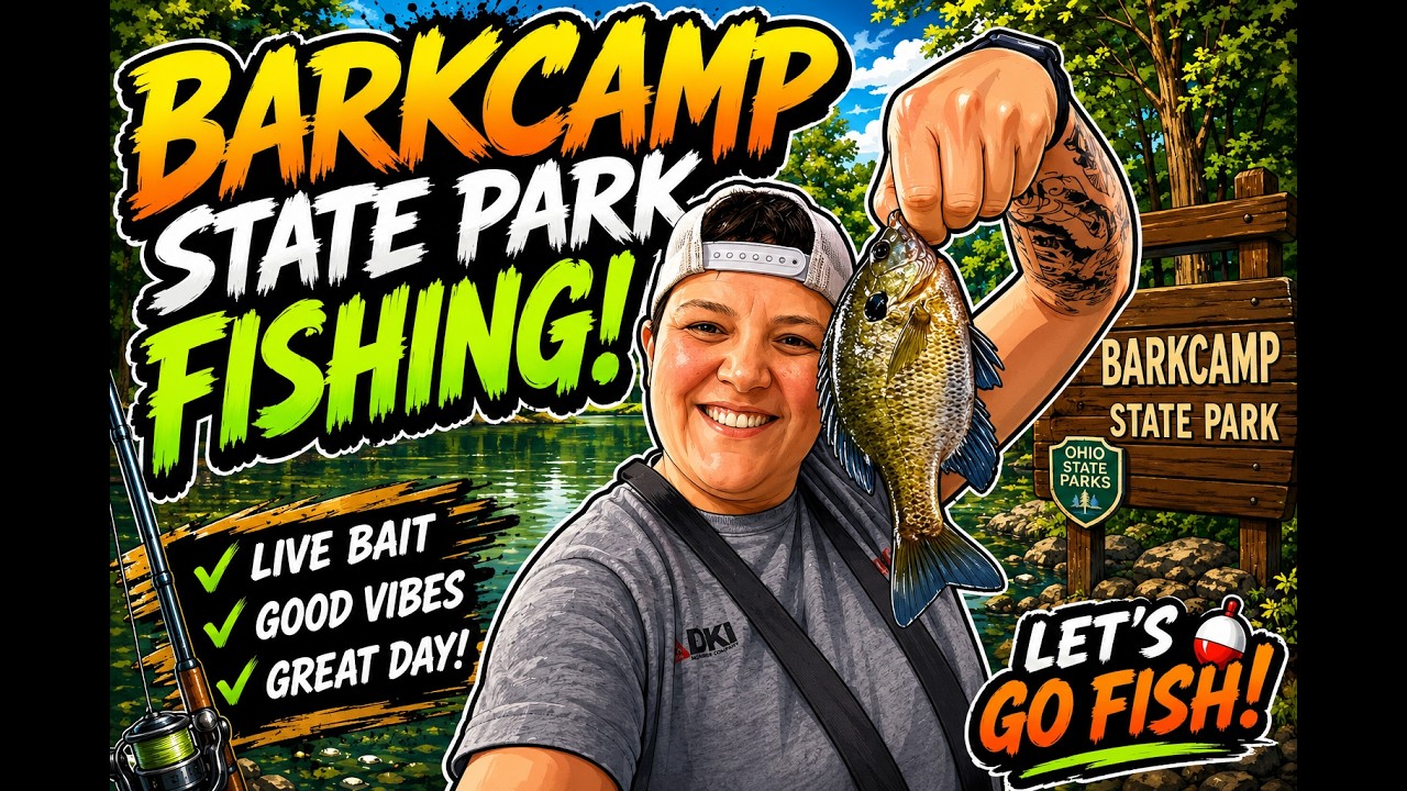 Fishing Barkcamp State Park! 🎣 What Will We Catch?!