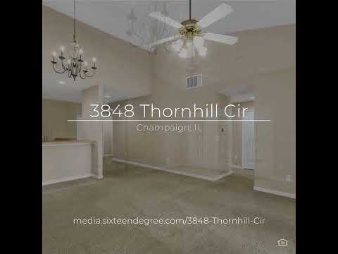 3848 Thornhill Cir, Champaign, IL home video tour