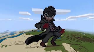 Minecraft Pixel Art: Joker from Persona 5