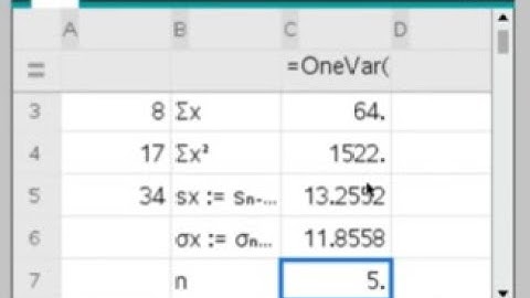 TI-Nspire CX II: Finding Variability through Different Methods