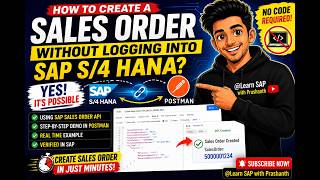How to Create a Sales Order Without Logging into SAP! 🤯 | SAP API with Postman