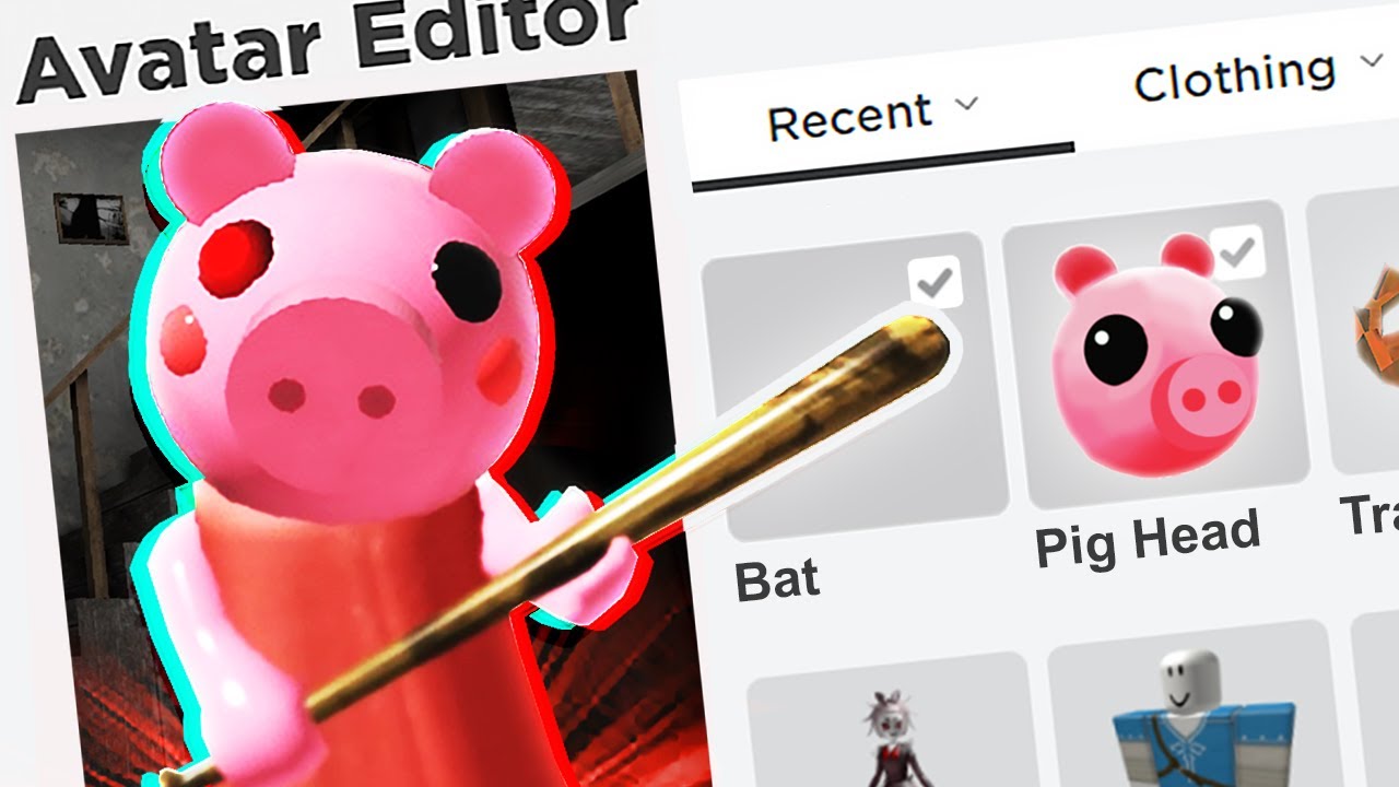 Making Piggy A Roblox Account Youtube - alex roblox avatar
