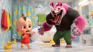 Dog &amp; Wolf Monster Song | Animals Monster Story | Tiny Miny Media Baby Kids Songs