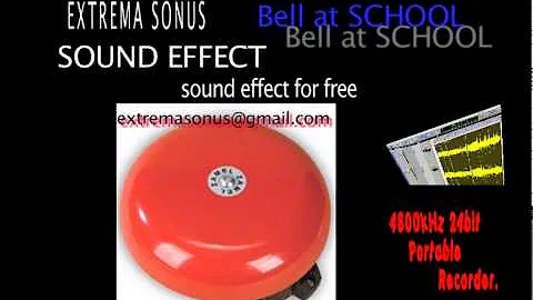 dzwonek szkolny dzwonek na lekcje efekt dźwiękowy  school bell bell on lessons sound effect
