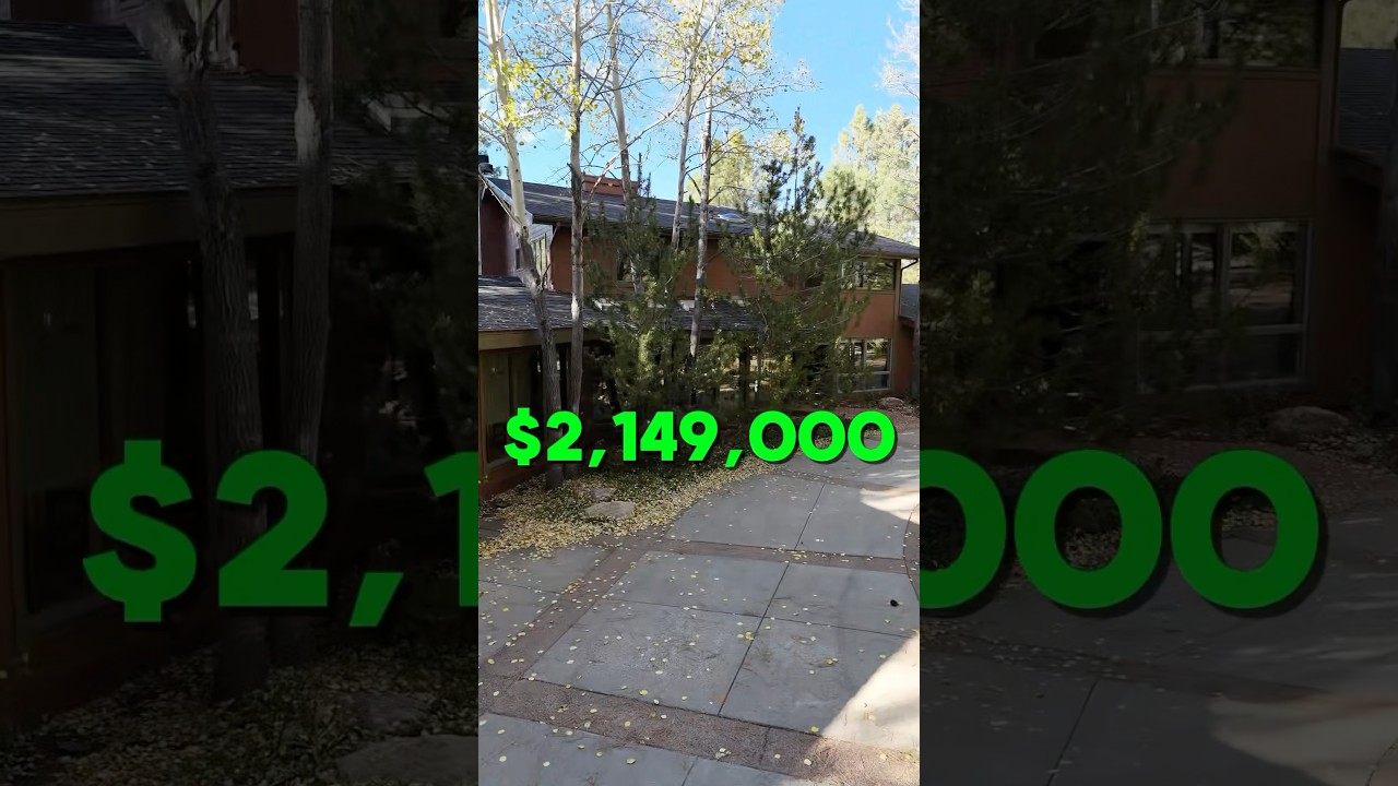 Private $2.1M cabin in Flagstaff, Arizona for sale! Listed by Best Flagstaff Homes Realty #forsale