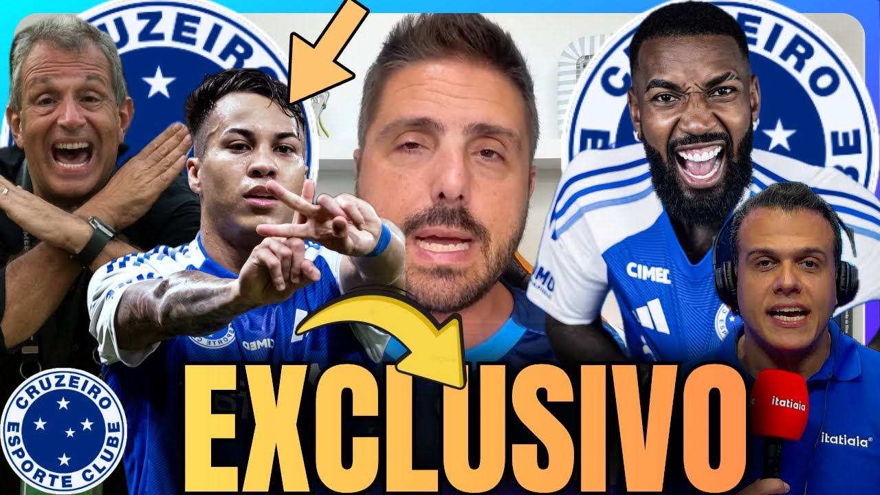 PACOTÃO DE NOTÍCIAS DO CRUZEIRO COM NICOLA E ITATIAIA ESPORTES | VEJA AGORA AS NOTÍCIAS DO CRUZEIRO!