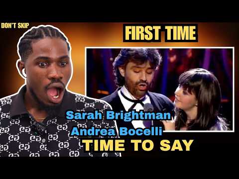 Sarah Brightman & Andrea Bocelli - Time to Say Goodbye (1997) REACTION#reaction #musicreaction