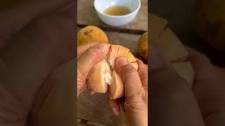 HAVE YOU EVER TRIED THIS FRUIT Opening a cotton fruit shorts