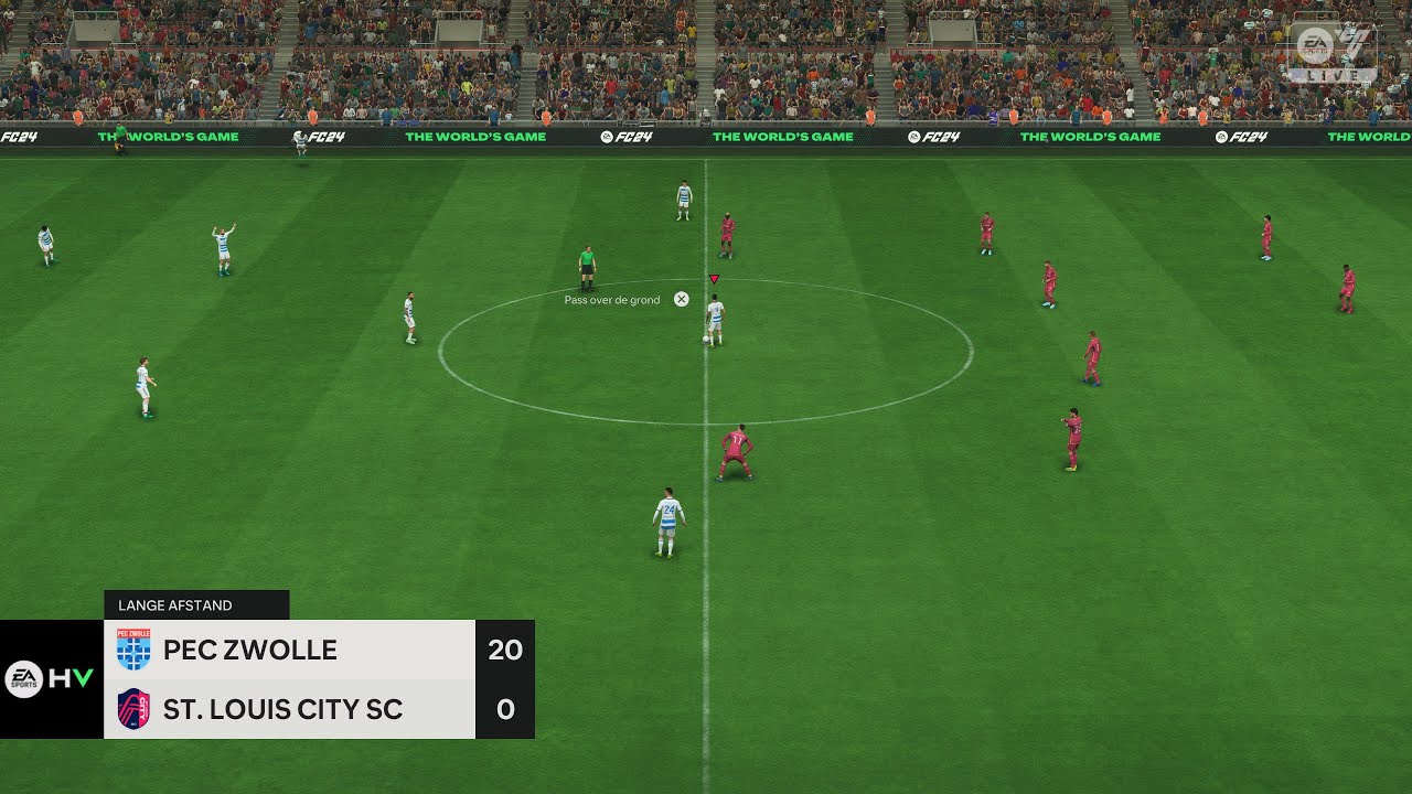 EA FC 24 | PEC Zwolle (alt.) - St. Louis City SC (alt.) (Vdi) ('Lange Afstand') (NL) (2de helft)