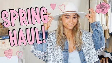 SPRING TRY-ON HAUL! 2018 I Julia Havens