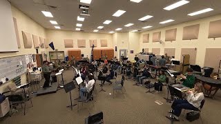 U.S. Air Force Band of the Pacific performs at Eagle River High School amid proposed fine arts cu...