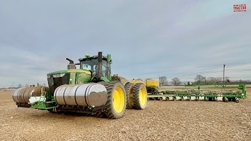 FIRST DAY of 2025 Corn Planting with JOHN DEERE 9R 440 Tractors