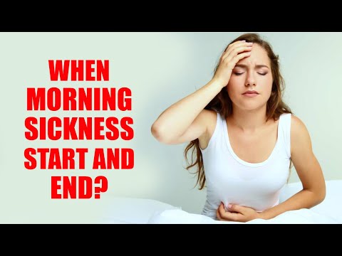 Video: When Morning Sickness Peak: Pochopení Těhotenství Nevolnost
