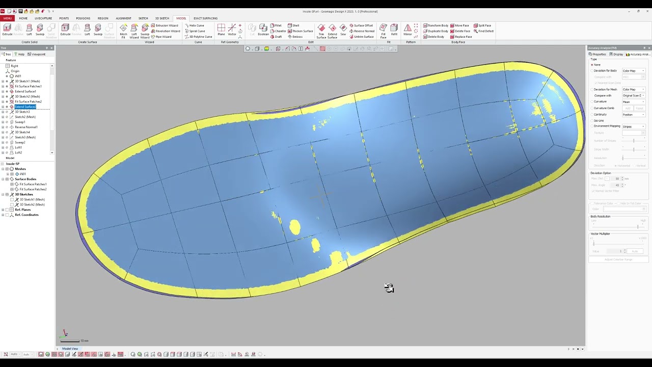 Orthopedic Insole Reverse engineering + Lattice Design + 3D Printing #3dprinting #3dscanning #Dfam