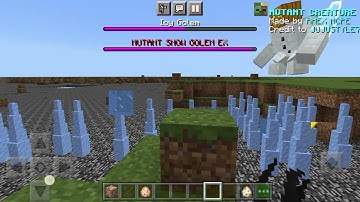 the mutant snow golem ex vs the large icy golem