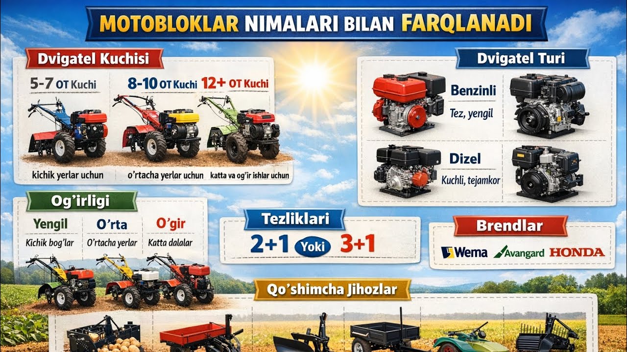 MOTOBLOK OLISHDA QAYERGA QARAB OLISH KERAK #TEXA #WEMA #ARN #ROLF 