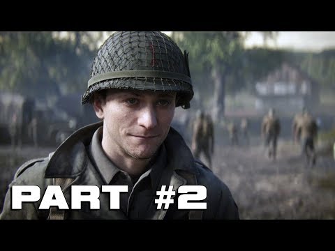 Call of Duty WW2 Walkthrough Gameplay Part 2 Operation Cobra - Campaign Mission 2 (No Commentary)