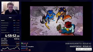 Sly 2 Any% Speedrun in 4:59:52