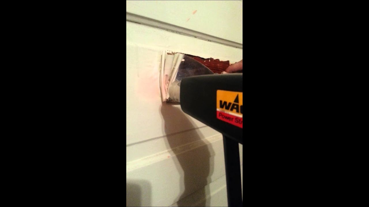 Heat gun paint removal YouTube