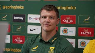 Springboks Elrigh Louw And Cobus Wiese Chat Ahead Of The Argentina Game In Buenos Aires