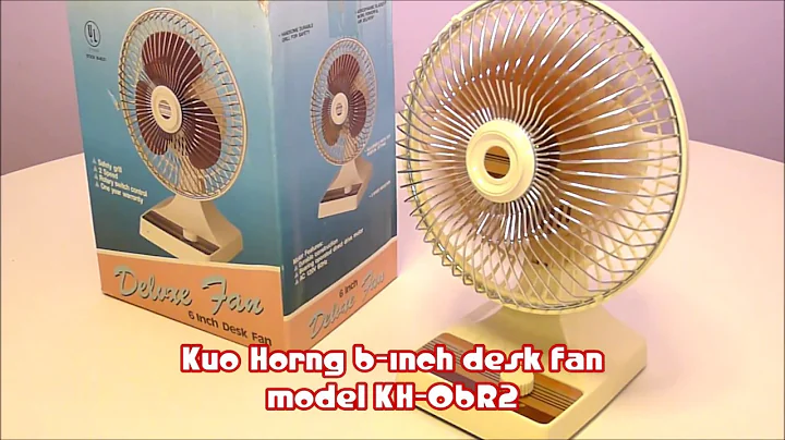Kuo Horng vintage electric fan miniature desktop m...