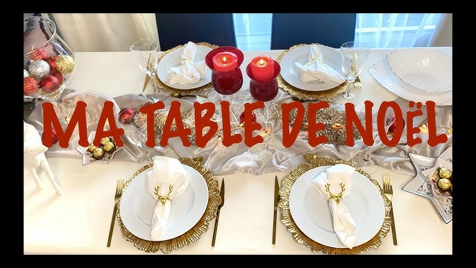 Deco de table de Noel pour couverts (Blog Zôdio)