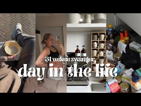 RESET DAG, SHOPPEN, BOODSCHAPPEN & KEUKEN OPRUIMEN! (31 weken zwanger)