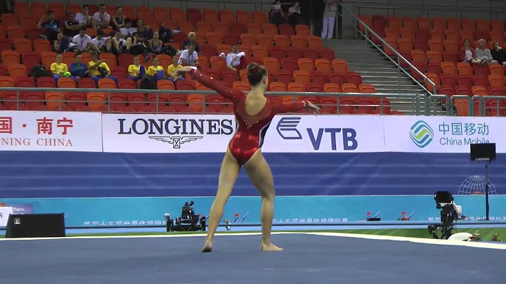 Madison Desch - Floor Exercise - 2014 World Champi...