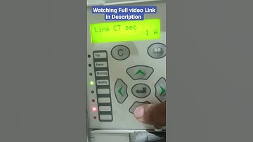 How to Program OC & EF Setting & how to check fault records #shorts #trend #earthfault #overcurrent