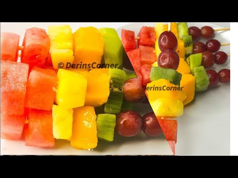 Video: Fruit On Skewers: Recipes With Photos For Easy Cooking