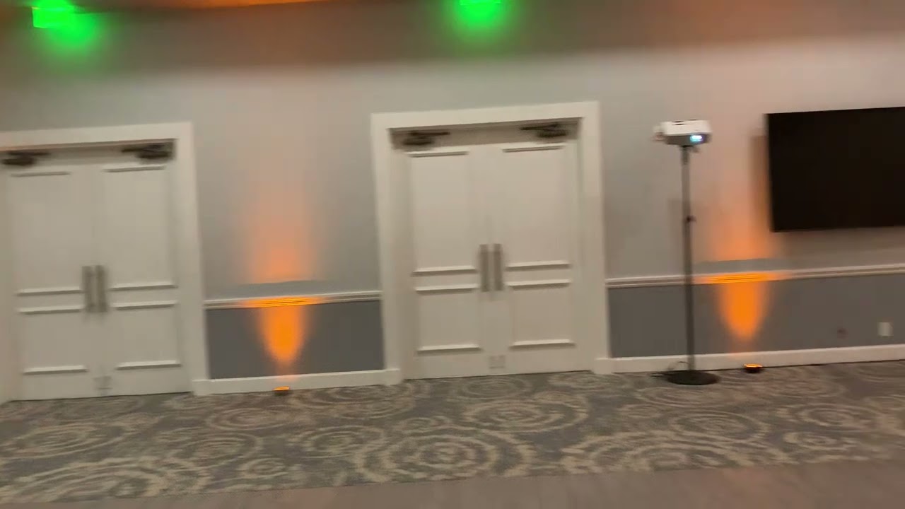 Skymeadow Country Club Nashua NH DJ Setup with Uplighting- NH Wedding DJ - Ramu and the Crew