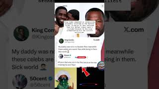 Heated Exchange Between King Combs and 50 Cent #celebritydrama #50cent #kingcombo #popculture