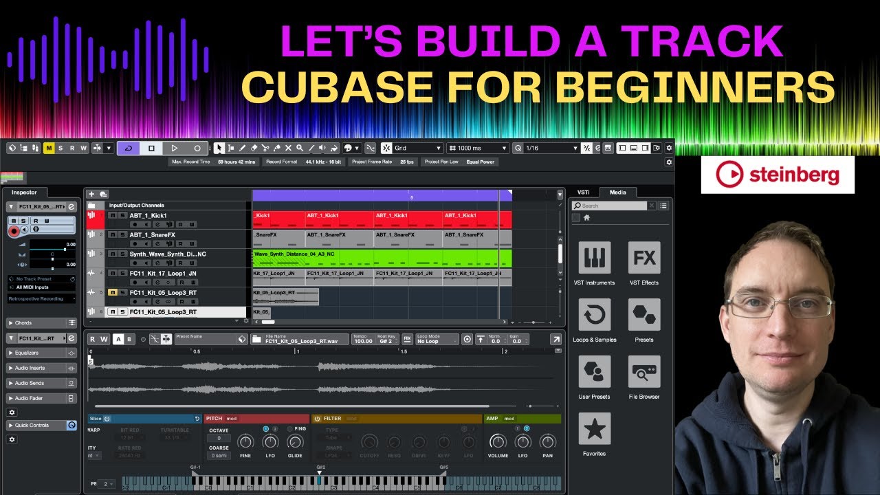 🔥 Cubase for Beginners - Let's Build a Track 🙂 (Video 1) - YouTube