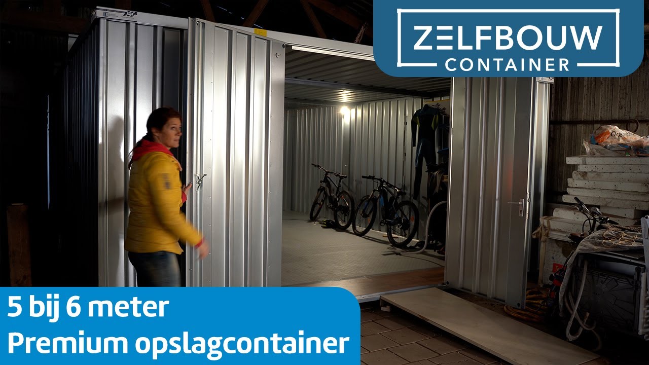 5 bij 6 meter Premium opslagcontainer