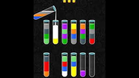 Color Water Sort 3D level 105 | Gameplay Mobile Games