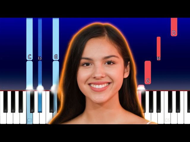 Olivia Rodrigo - traitor  EASY Piano Tutorial 