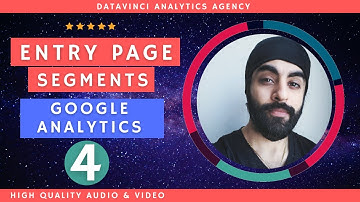 How to create segments by Entry Page in Google Analytics 4 or GA4