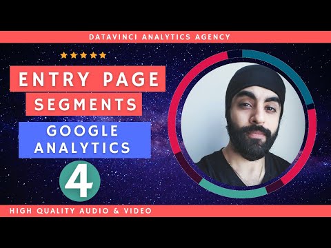 How to create segments by Entry Page in Google Analytics 4 or GA4