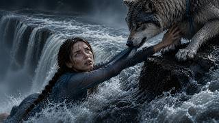 She Pushed the Alpha King's Great Wolf Onto the Last Safe Rock—Then Vanished Over the Falls
