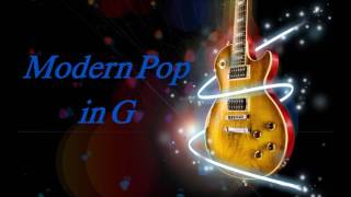 Emotional Pop Guitar Backing Track in G chords