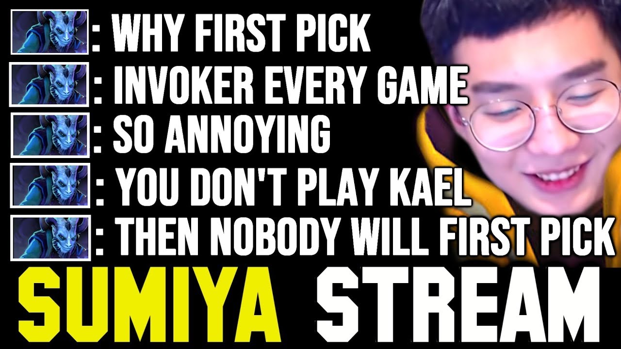 SUMIYA just flamed by a GIRL Player | Sumiya Invoker Stream Moment 